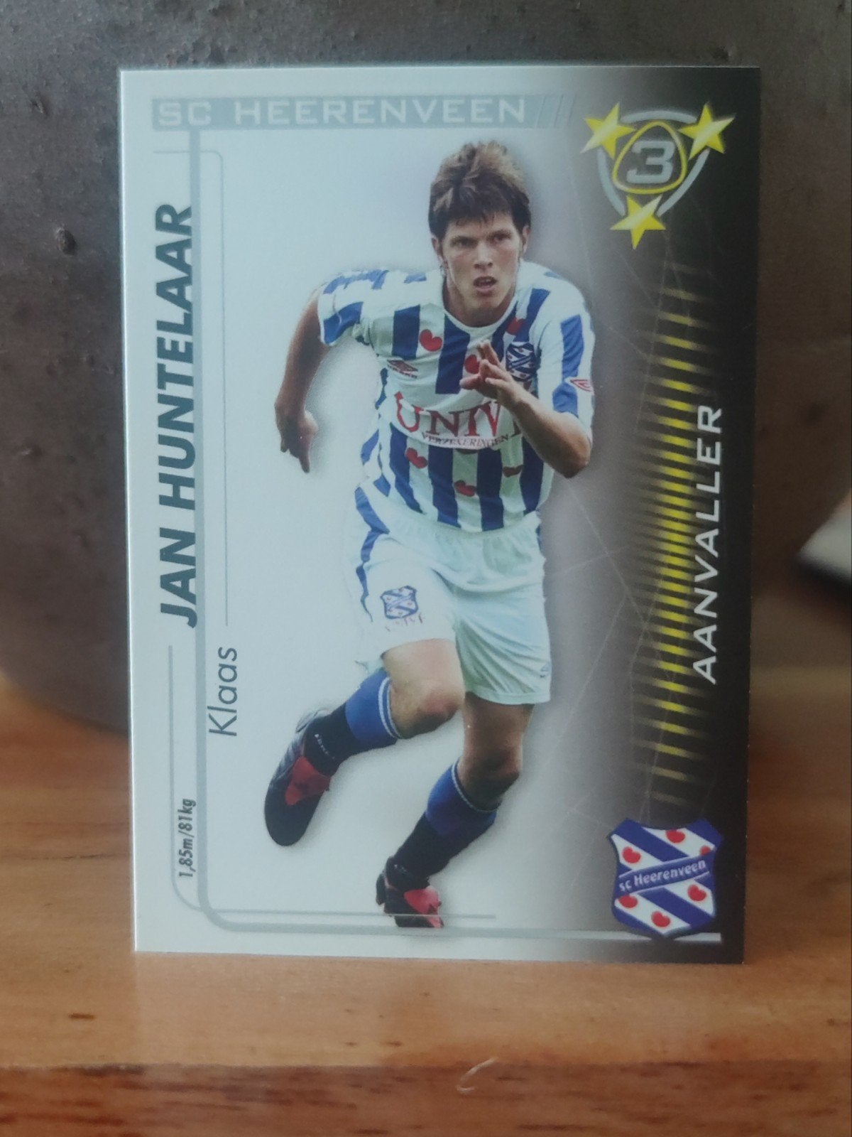 Klaas Jan Huntelaar SC Heerenveen All Stars kaart 2005-2006, Ophalen of Verzenden