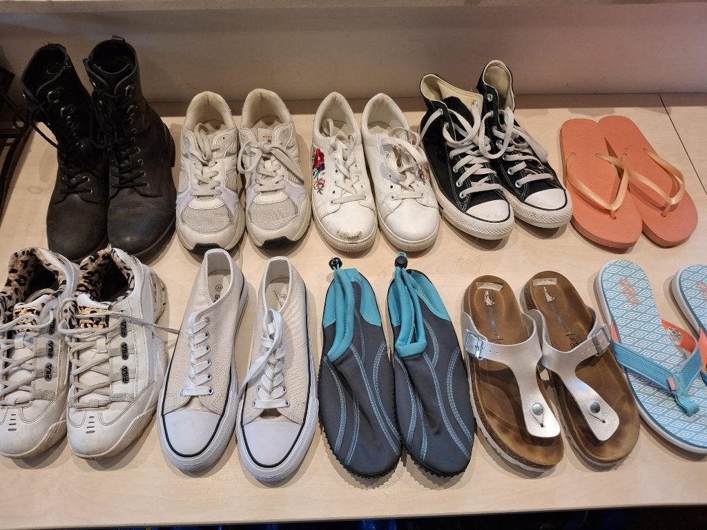 Pakket schoenen maat 36-38, Ophalen, Gebruikt, Meisje, Schoenen