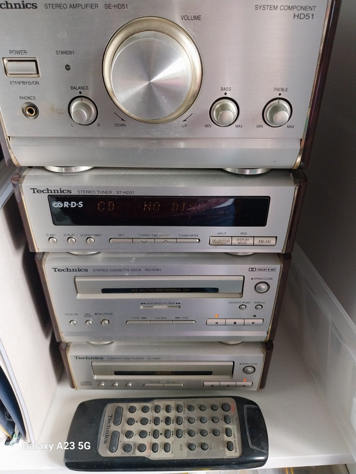 Vintage,Technics hd51 inclusief afstandsbediening., Ophalen