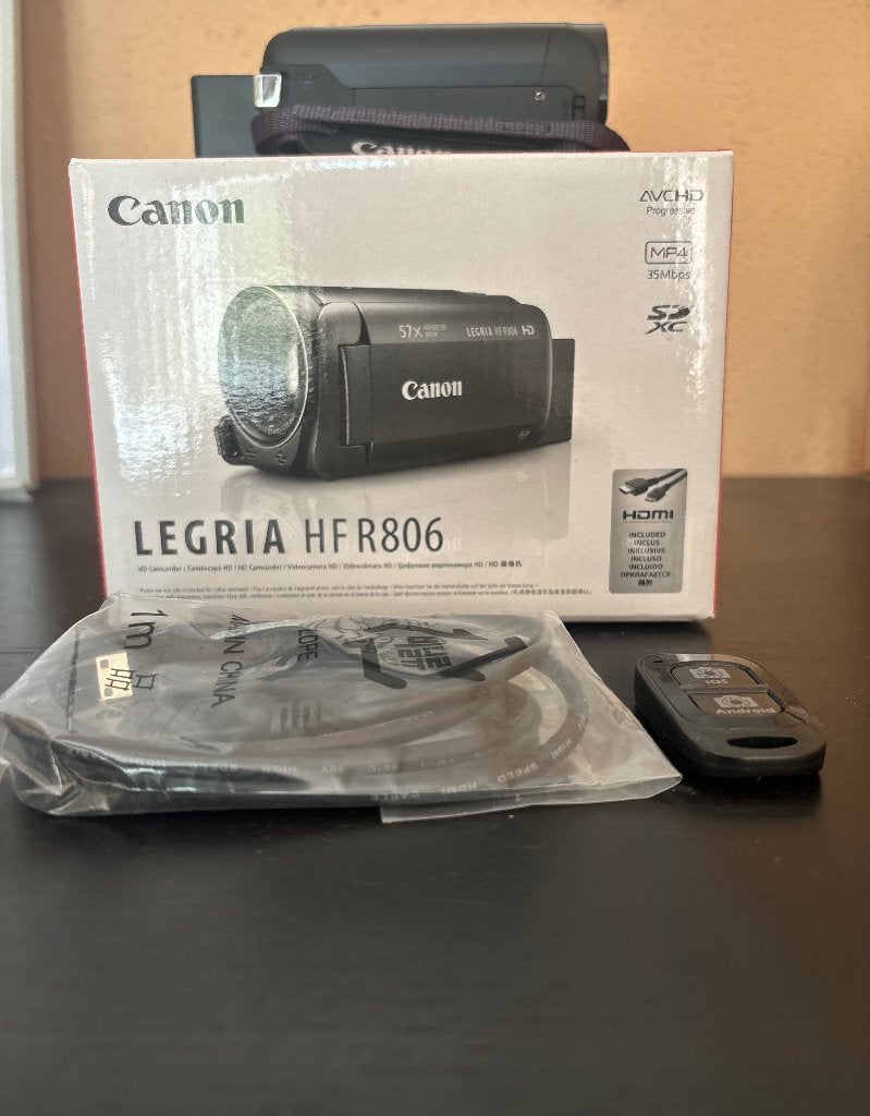 Canon Legria HF R806 zwart, Ophalen, Canon, 20x of meer, Zo goed als nieuw