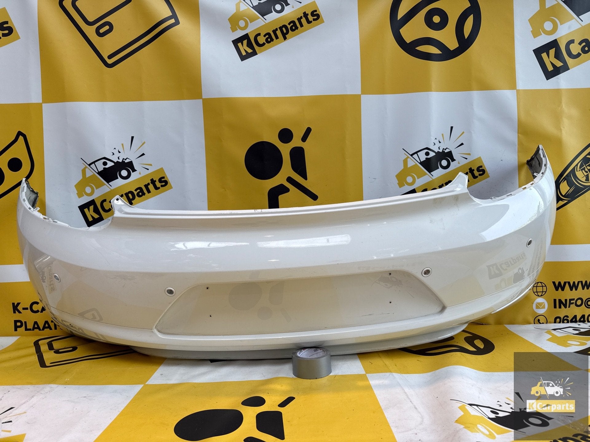 Volkswagen scirocco Achterbumper PDC ORIGINEEL 1K8807421, Info@fabrikant.eu, Ophalen of Verzenden, Achter, Bumper