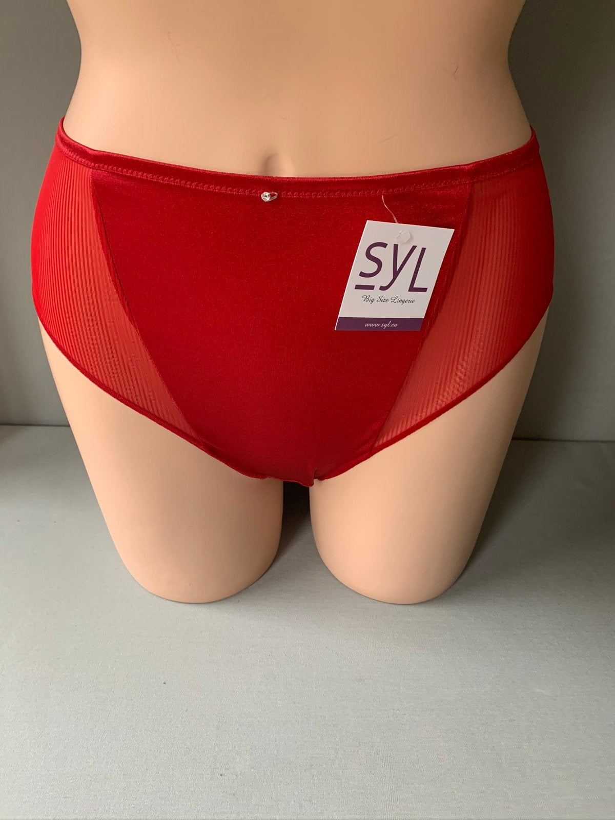 Syl taille slip invisible maat 42-46 -48- 50 desire red, Verzenden, Rood, Slip