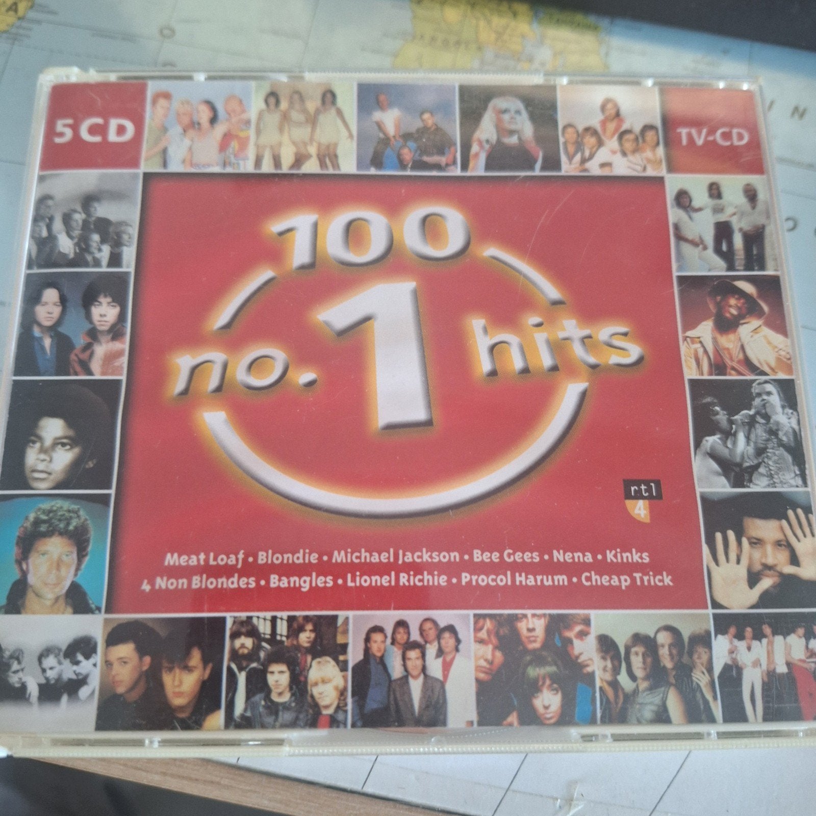 100 No. 1 Hits - 5CD Boxset - Pop/Rock Verzamelalbum, Ophalen of Verzenden, Gebruikt, Verzamelalbum, Inclusief doosje