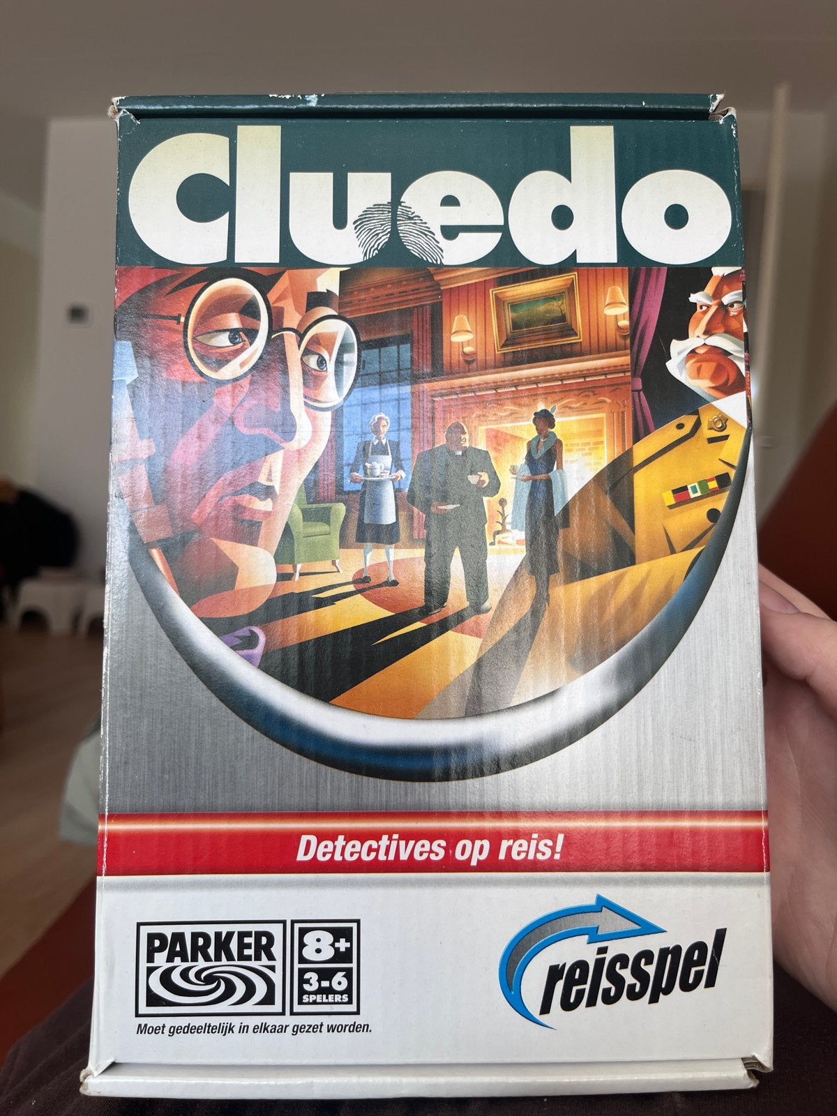 Cluedo Reisspel - Detectives op reis!, Drie of vier spelers, Ophalen of Verzenden, Gebruikt, Reisspel