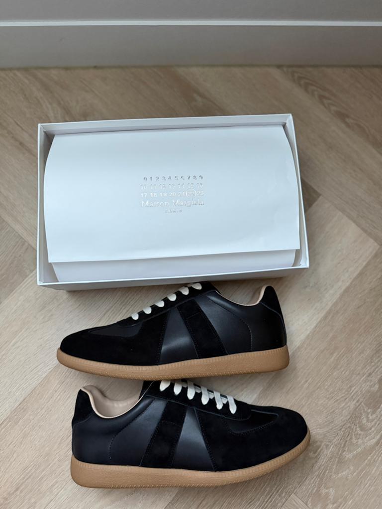 Maison Margiela Replica Sneakers – zwart – Maat 44, Verzenden, Zwart, Nieuw, Veterschoenen