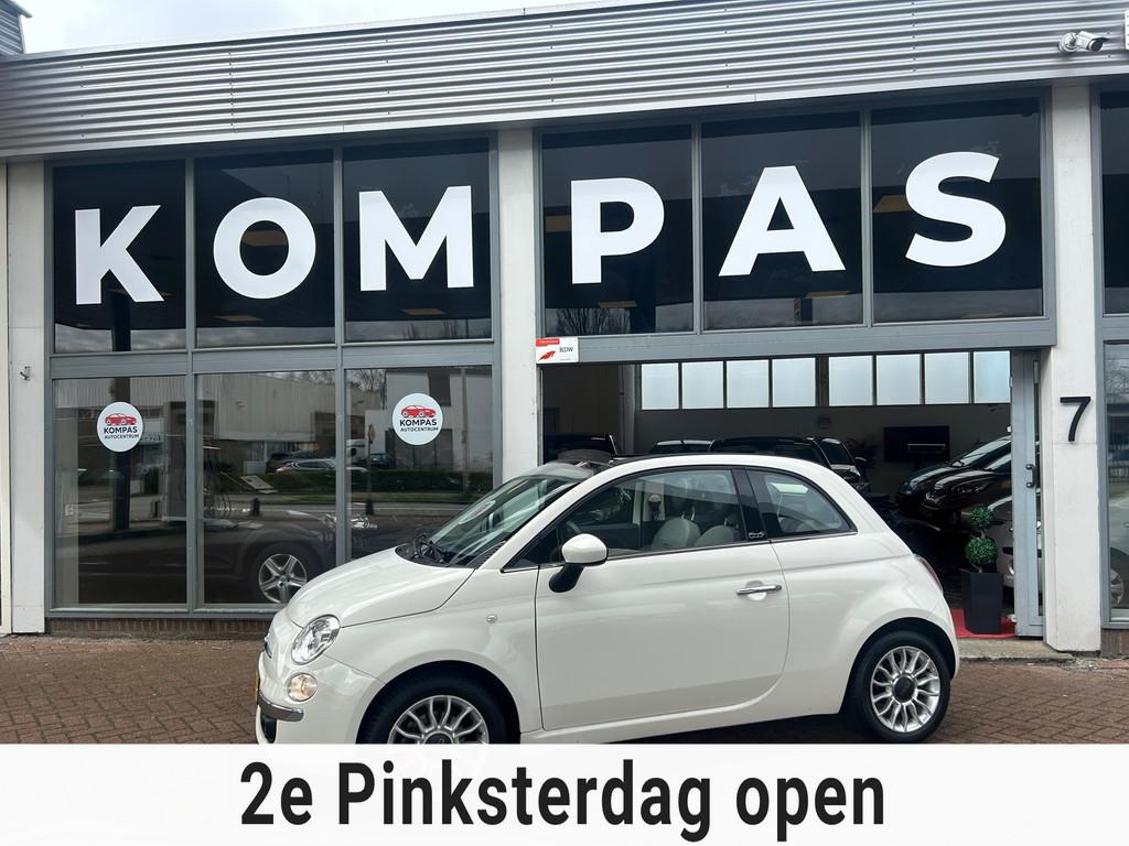 Fiat 500 C 0.9 TwinAir Lounge |CABRIO|APK2027|AIRCO|1EIG|LM., Auto's, 86 pk, Gebruikt, Cabriolet, Leder en Stof