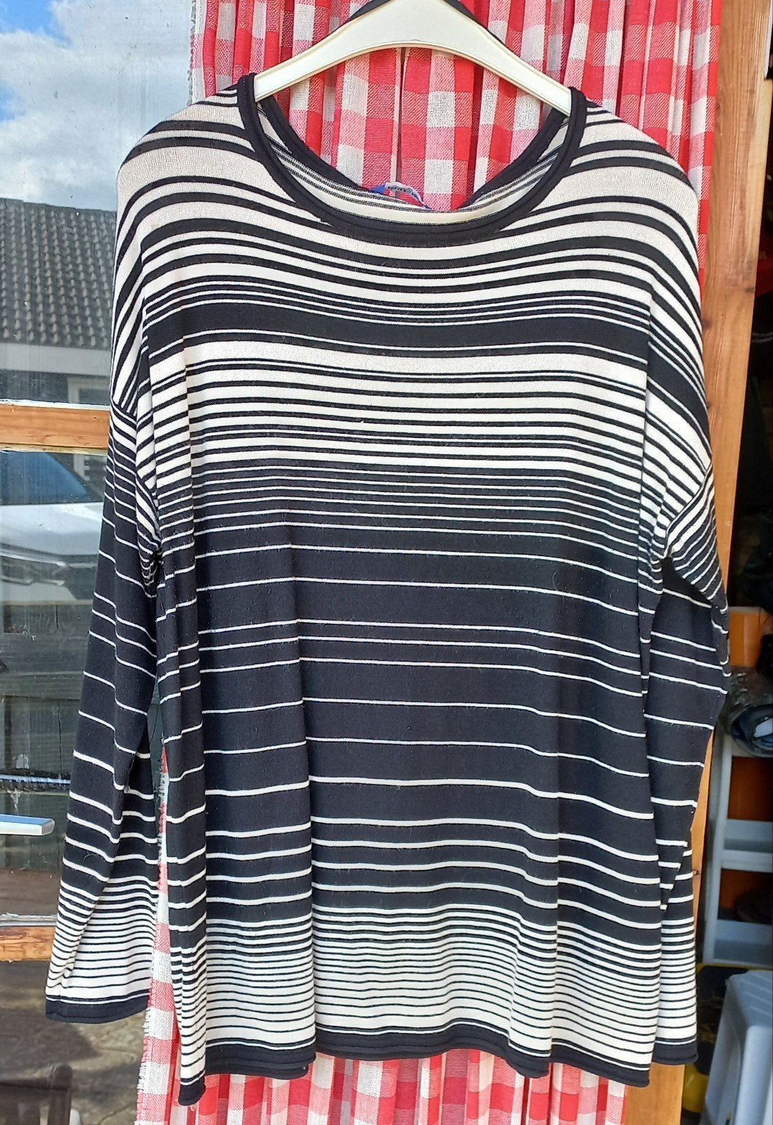 Miller & Monroe gestreepte trui - Maat XL, Kleding | Dames, Zwart, Maat 46/48 (XL) of groter, Ophalen of Verzenden, Zo goed als nieuw