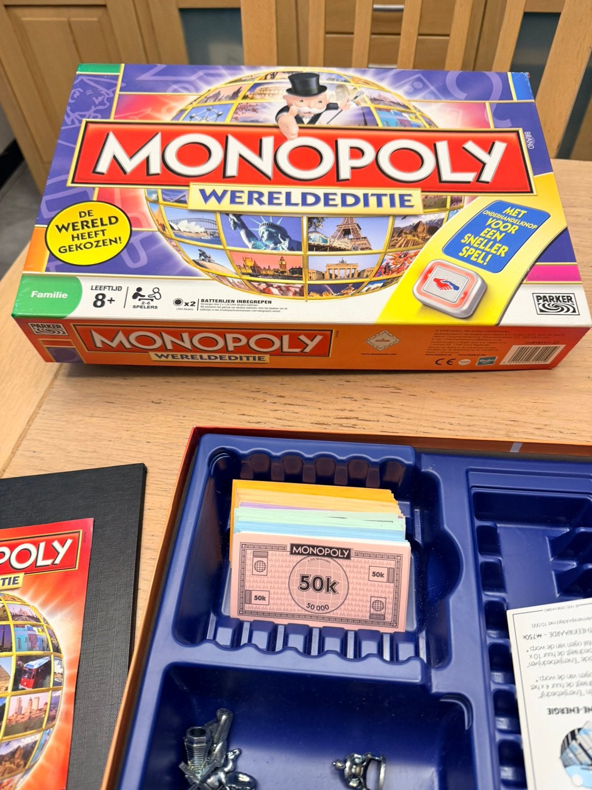 Monopoly wereldeditie zgan, Hobby en Vrije tijd, Gezelschapsspellen | Bordspellen, Verzenden, Zo goed als nieuw