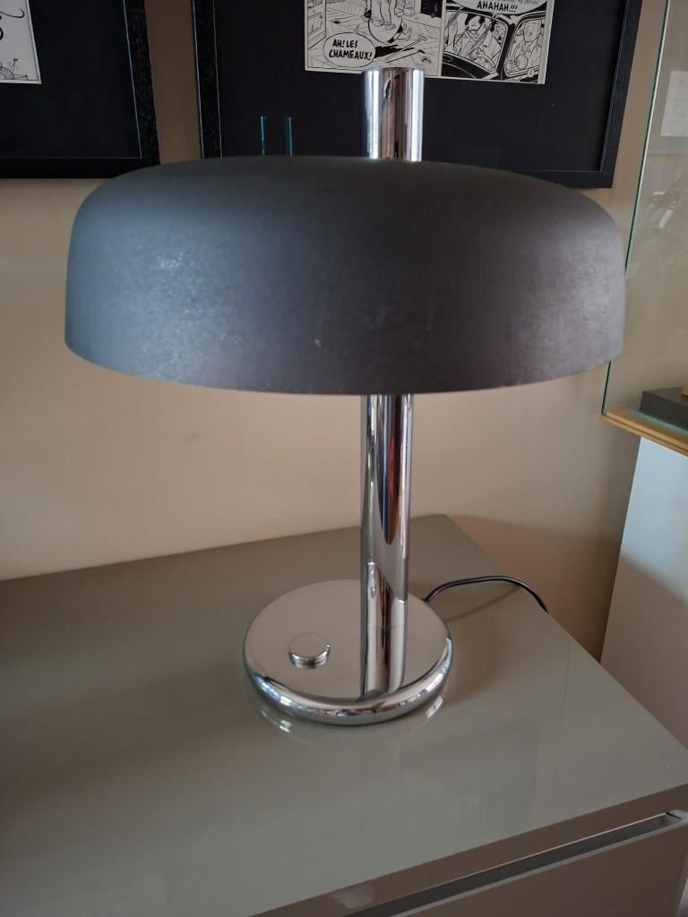 Tafellamp 7603, Heinz W. Stahl, Hillebrand Leuchten, 60/70s, Antiek en Kunst, Antiek | Lampen, Ophalen of Verzenden
