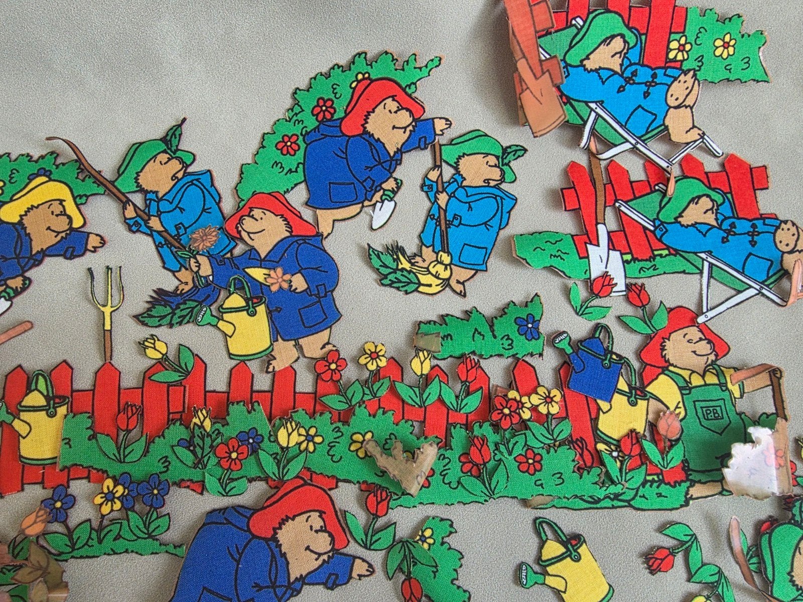 Vintage Paddington Beer stoffen figuren - Tuinieren, Verzamelen, Poppetjes en Figuurtjes, Ophalen of Verzenden, Gebruikt