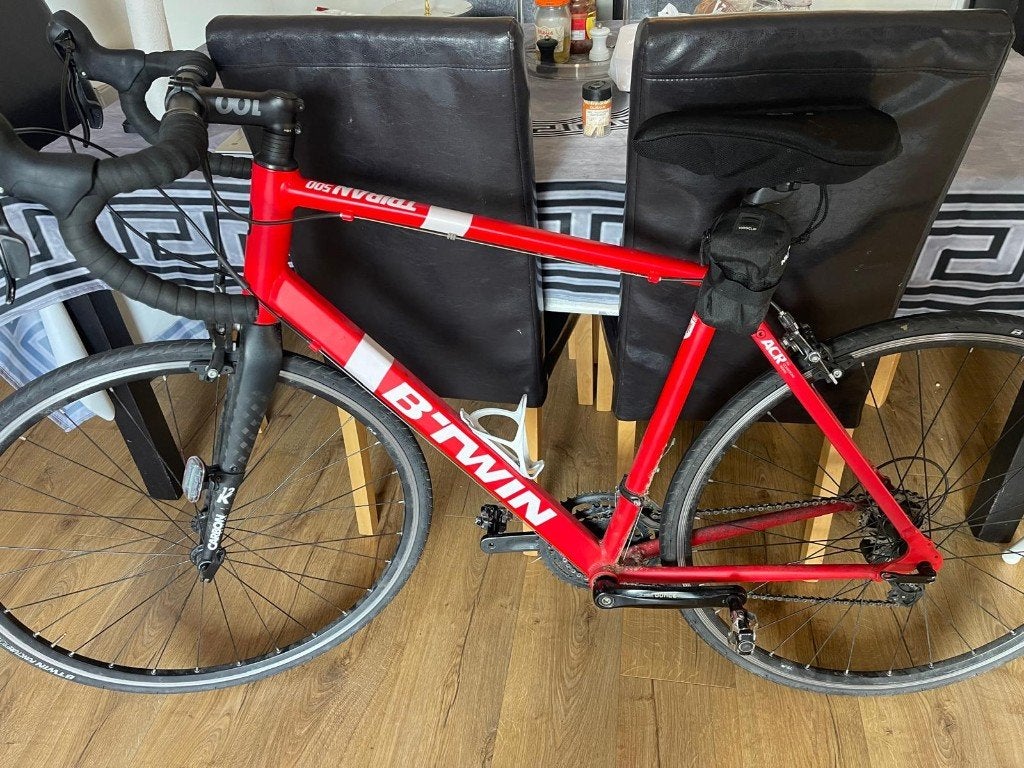 B-Twin Triban 500 racefiets te koop, Gebruikt, 26 inch, Aluminium, Meer dan 20 versnellingen