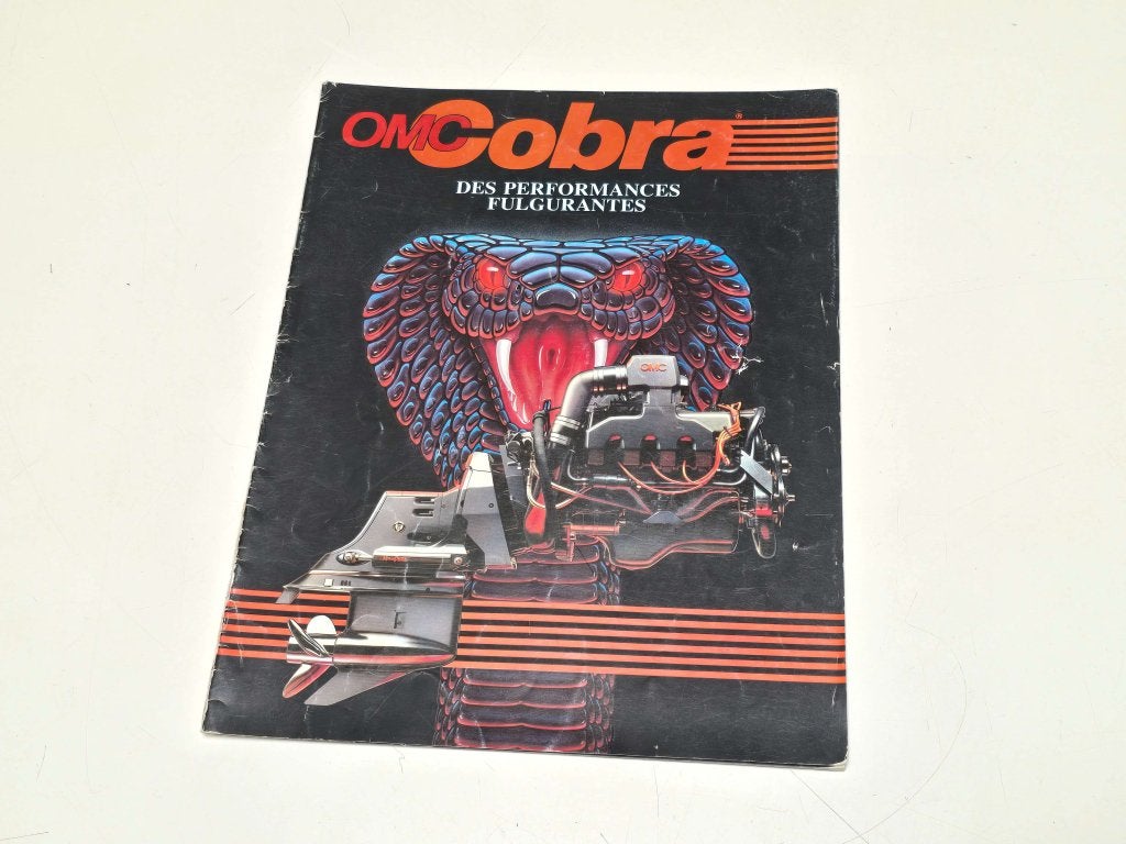 1989 OMC  COBRA Folder origineel, Niet ingevuld, Gebruikt, Niet ingevuld, Ophalen of Verzenden