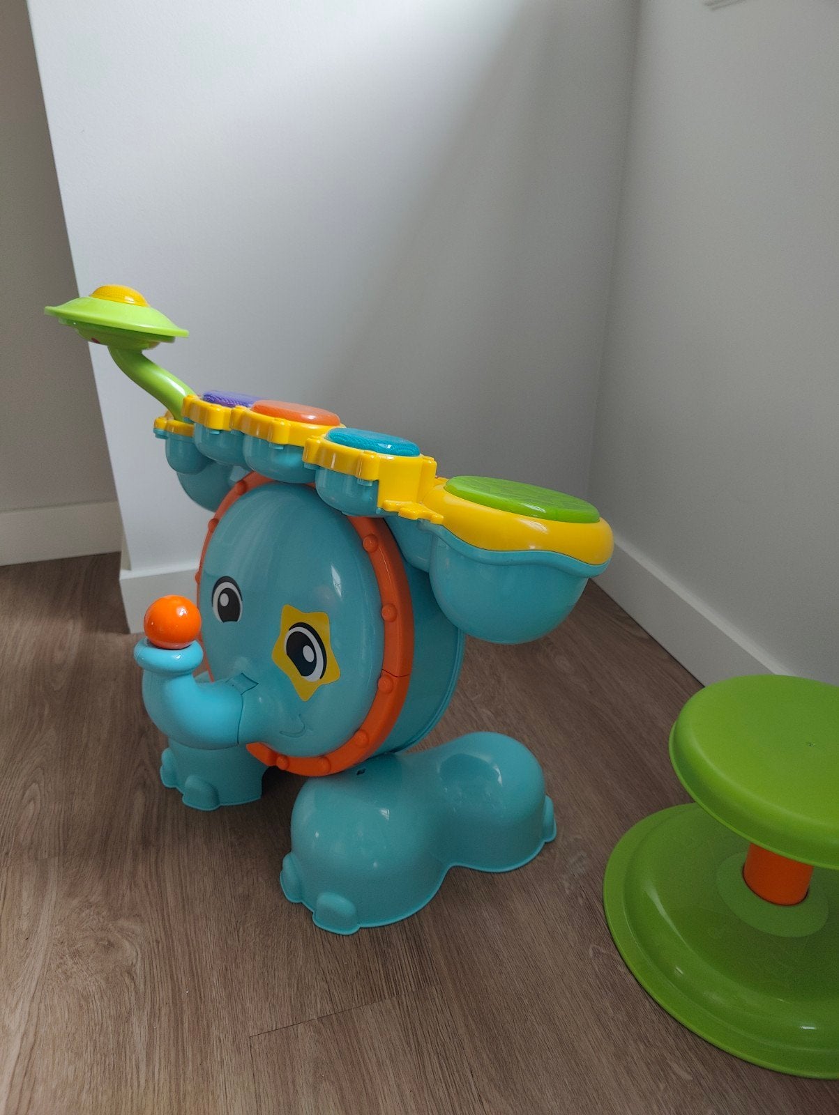 VTech drumstel met kruk, Ophalen, Zo goed als nieuw, 2 tot 4 jaar