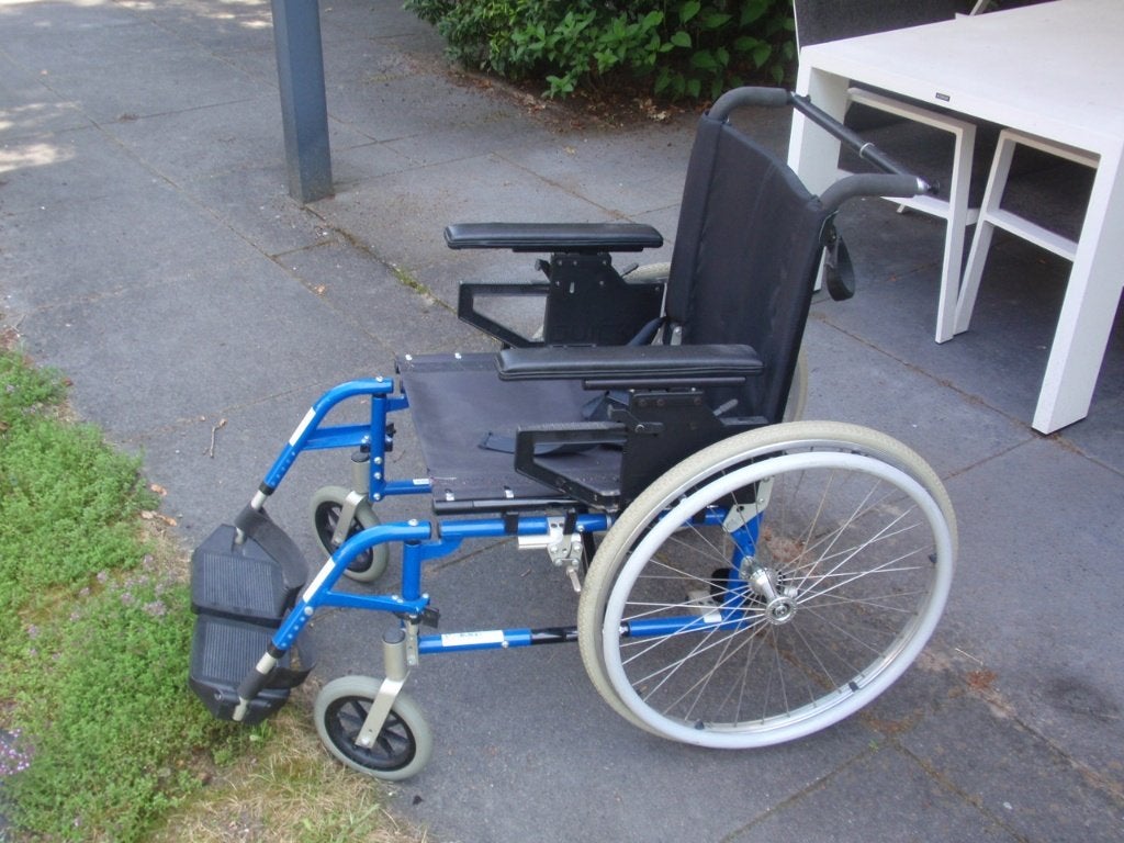Quickie rolstoel, Diversen, Ophalen, Inklapbaar, Zo goed als nieuw, Duwrolstoel