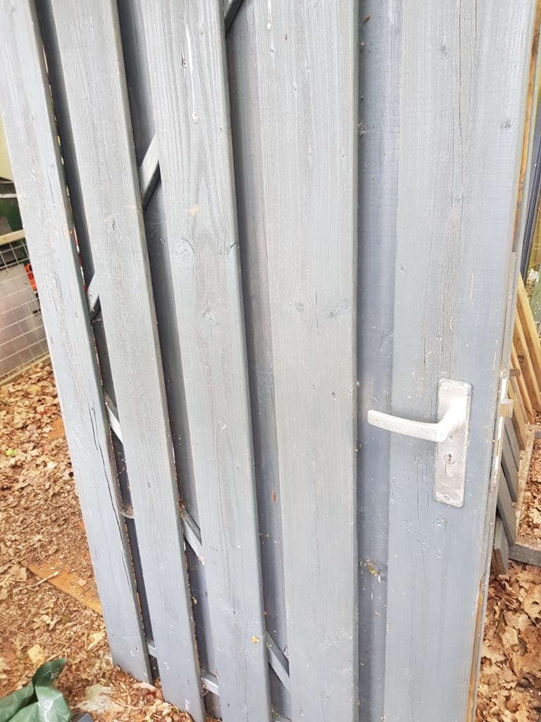 Schuttingdeur schuttingen planken, Tuin en Terras, Schuttingen, Ophalen of Verzenden, Hout, Minder dan 3 meter, 1 tot 2 meter