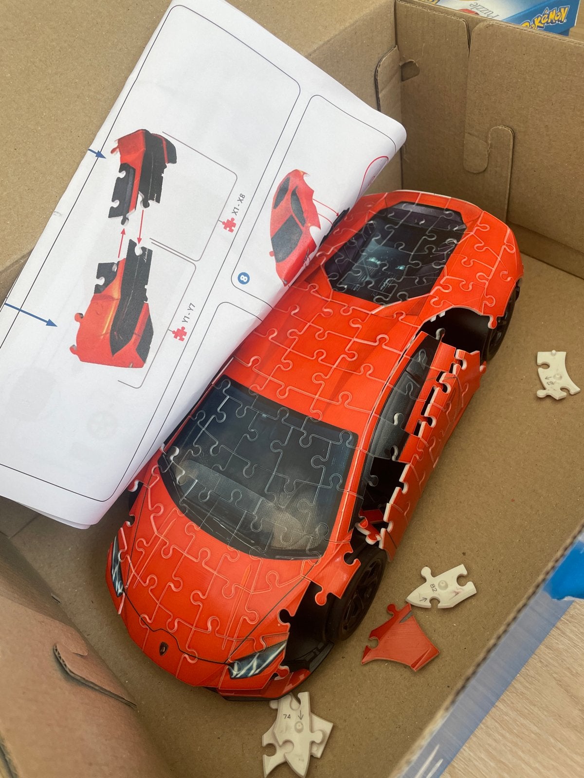Lamborghini 3D Puzzel - Compleet en Zo Goed als Nieuw, Ophalen of Verzenden, Meer dan 50 stukjes, Zo goed als nieuw, 6 jaar of ouder