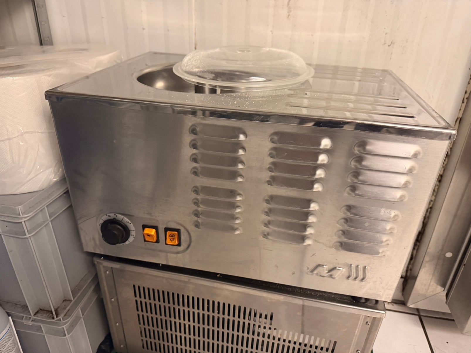 Te koop Sorbetiere ijsmachine, Ophalen, Zo goed als nieuw