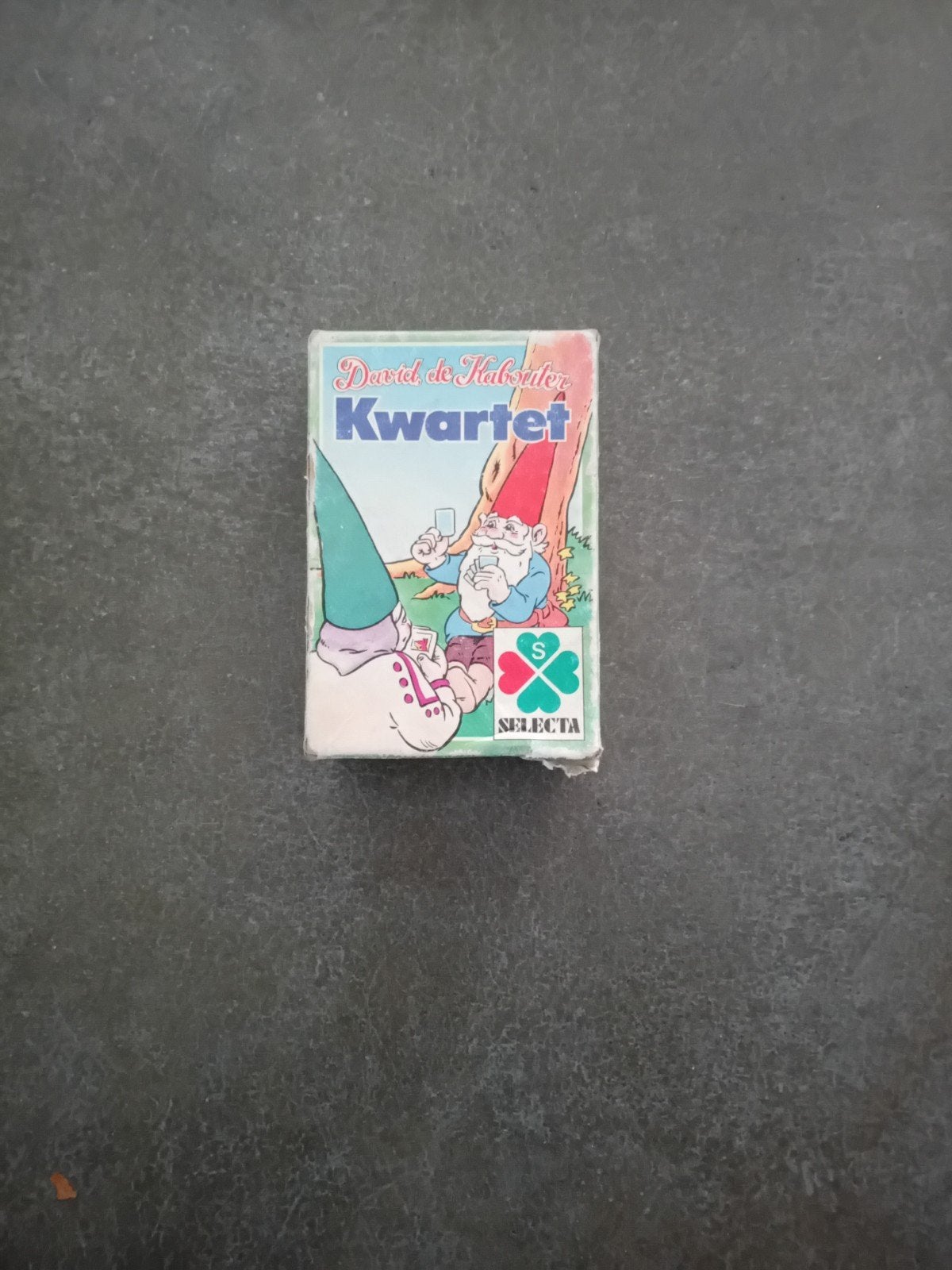 David de Kabouter Kwartetspel - Selecta, Hobby en Vrije tijd, Drie of vier spelers, Ophalen of Verzenden, Gebruikt, Selecta