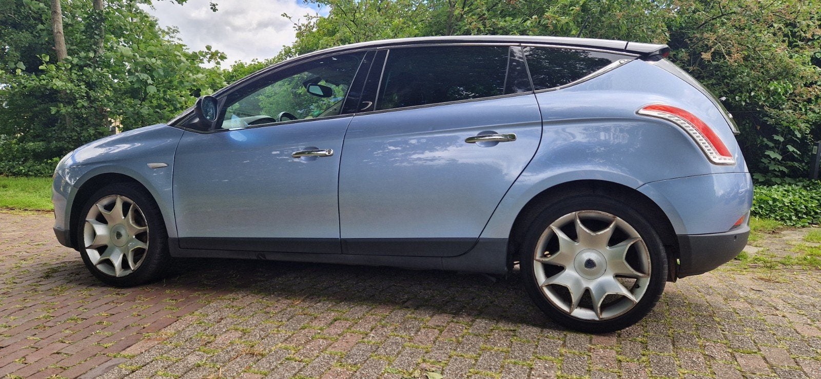 Lancia Delta 1.4 Tjet Oro120pk 2008 Blauw 18 inch, Auto's, Lancia, Bedrijf, Delta, ABS, Airbags, Airconditioning, Alarm, Boordcomputer
