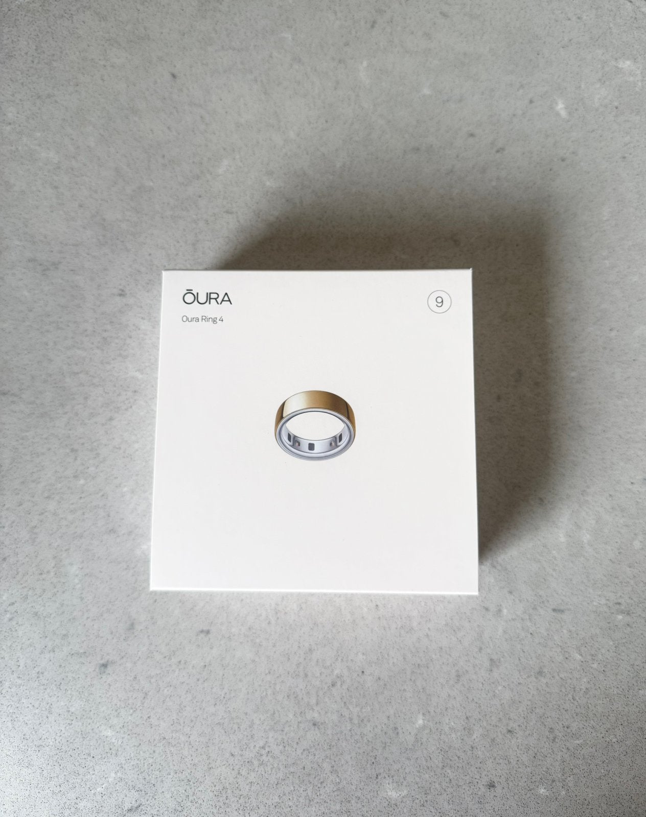 Oura ring 4 - Gold - Maat 9, Ophalen of Verzenden, Zo goed als nieuw, Geel, IOS