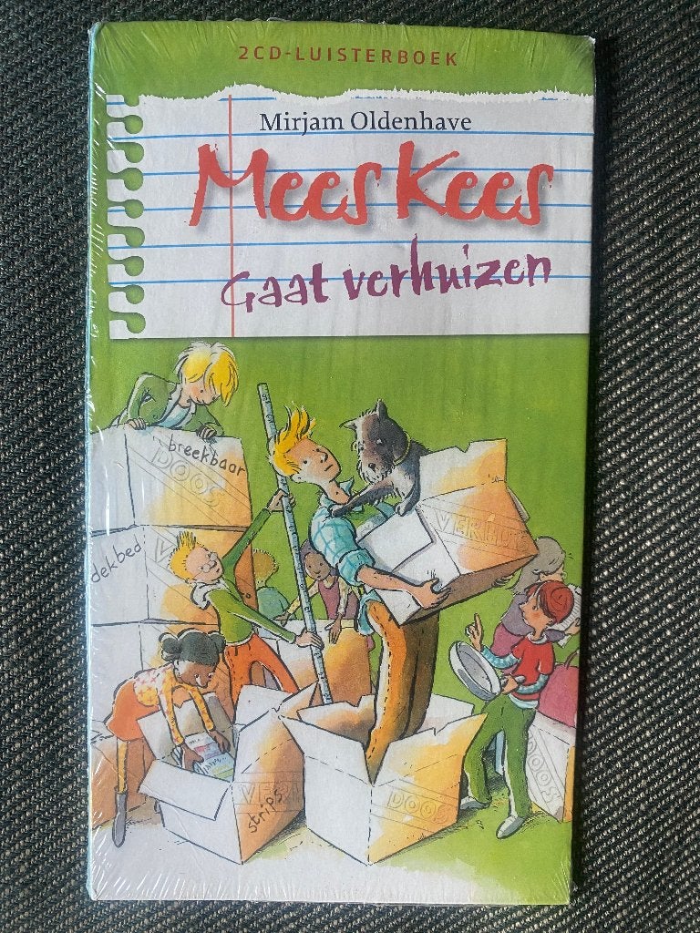 Luisterboek - Mees Kees - Gaat verhuizen. (NIEUW) 2-CD, Kind, Cd, Ophalen of Verzenden, Mirjam Oldenhave