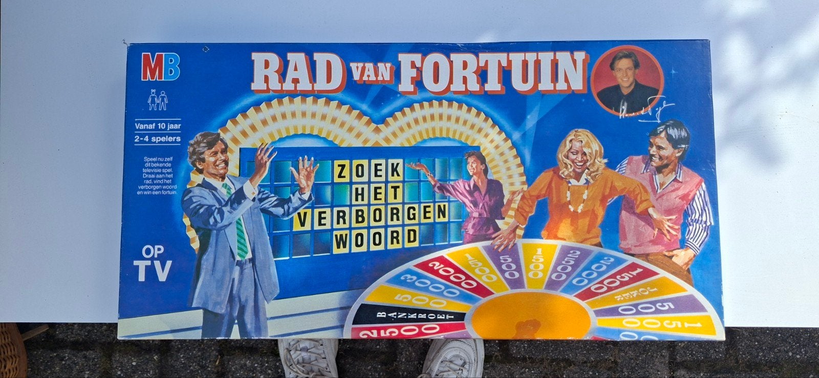 Rad van Fortuin Bordspel - Klassiek TV Spel, Drie of vier spelers, Ophalen of Verzenden, Gebruikt, MB