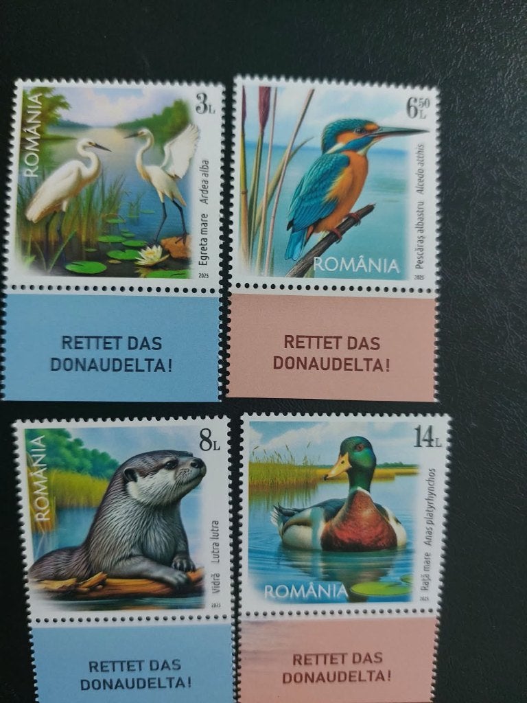 Red  Donau  Delta  vogels  Roemenie, Verzenden, Postfris, Dier of Natuur