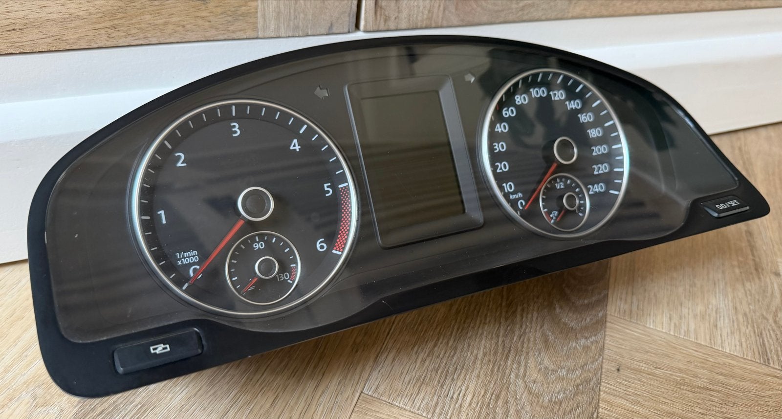 Tellerklok VW Transporter T5 GP 7E0920860C Luxe MFA Upgrade, Ophalen of Verzenden, Gebruikt, Volkswagen