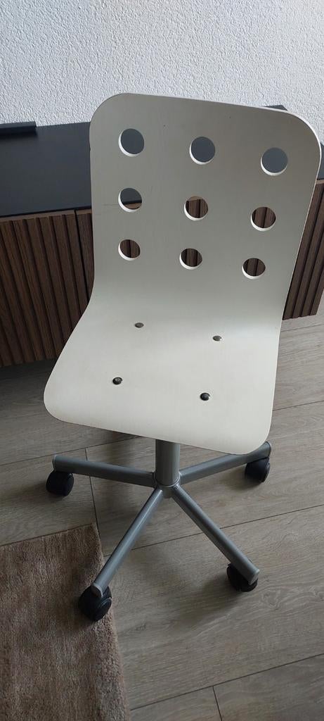 Te koop Ikea Jules bureaustoel, Ophalen of Verzenden, Gebruikt, Wit, Bureaustoel