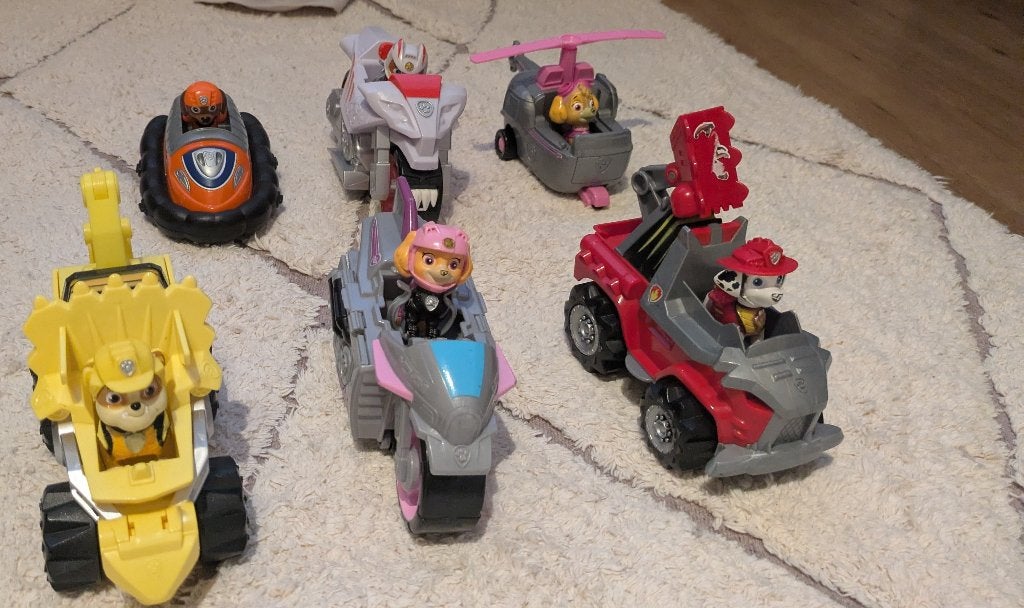 Paw patrol, Ophalen, Gebruikt