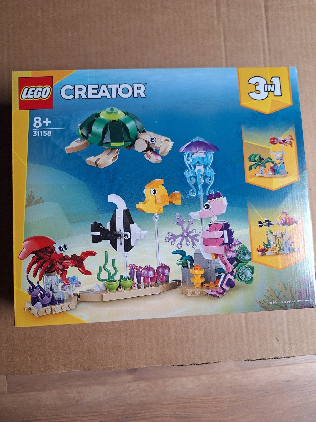 Lego Creator 31158 Zee Dieren Diepzee 3-in-1 Set, Lego, Nieuw, Ophalen of Verzenden, Ongeopend/sealed