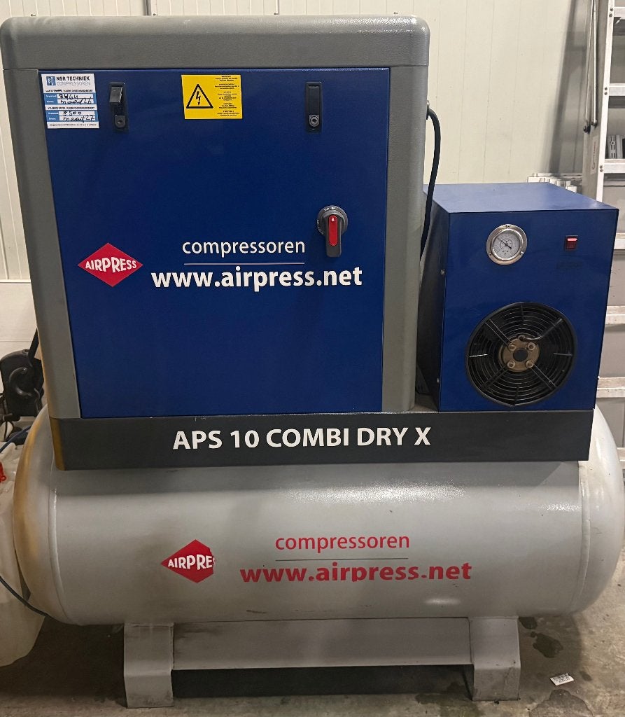 Airpress compressor APS10 Combi Dry, Doe-het-zelf en Verbouw, Ophalen, Gebruikt, 800 liter/min of meer, 10 bar of meer