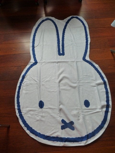 Nieuw witte gevormde handdoek met opdruk Nijntje , Ophalen of Verzenden, Nieuw
