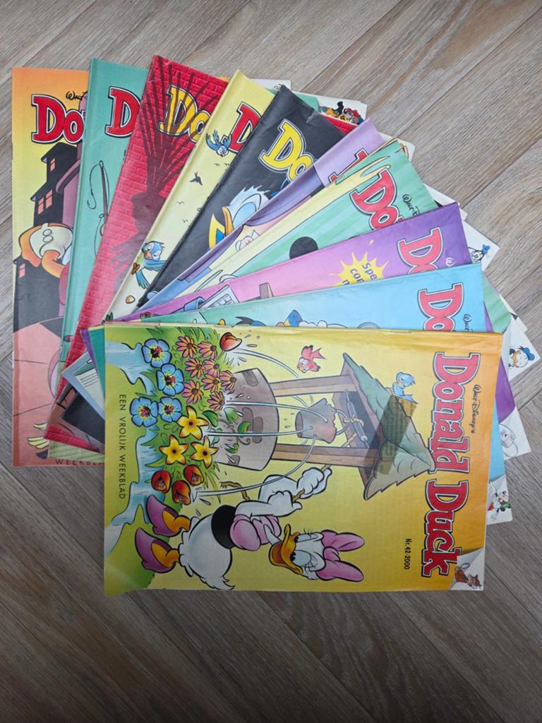 Donald Duck weekbladen 2000 nr. 42 t/m 50, Meerdere stripboeken, Ophalen of Verzenden, Gelezen, Walt Disney