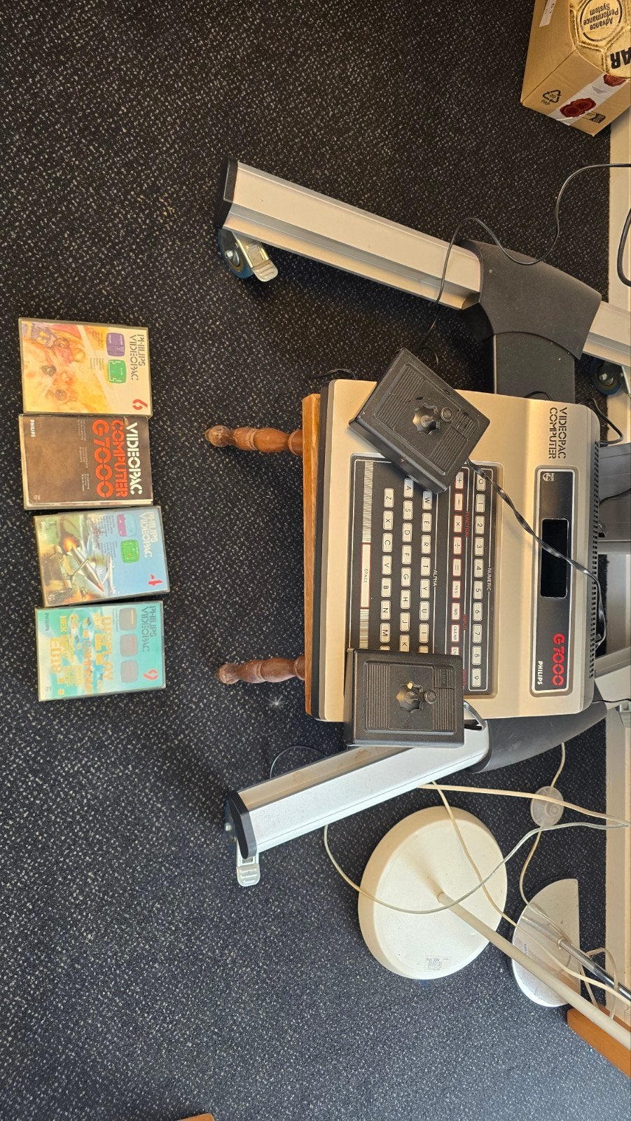 Philips Videopac G7000 Spelcomputer + Games, Ophalen of Verzenden