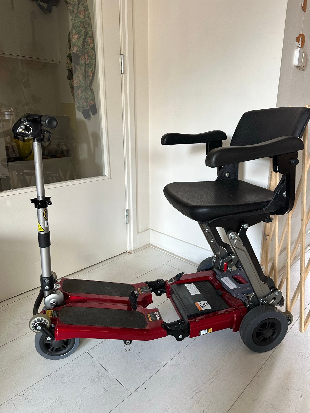 Luggie opvouwbare scootmobiel, Ophalen, Inklapbaar, Gebruikt, Elektrische rolstoel