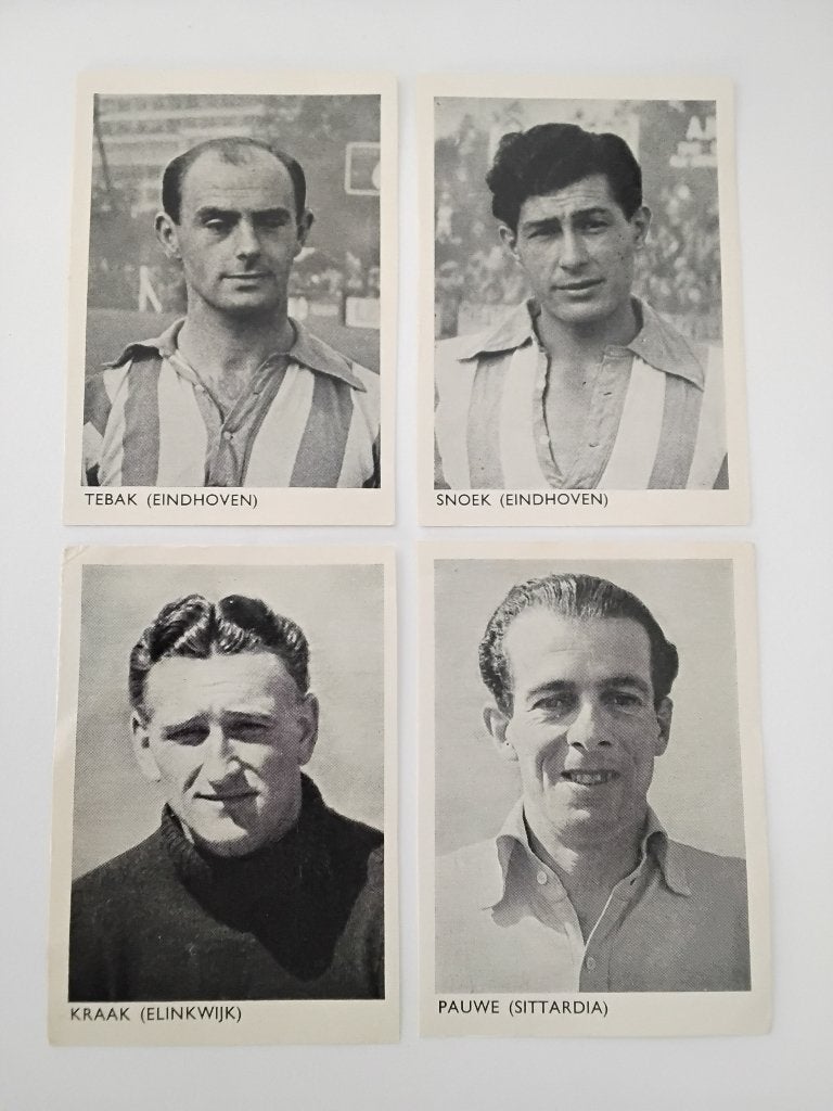 Vintage Voetbal Spelerskaarten - PSV, Elinkwijk, Sittardia, Verzamelen, Ophalen of Verzenden, Gebruikt, Overige binnenlandse clubs