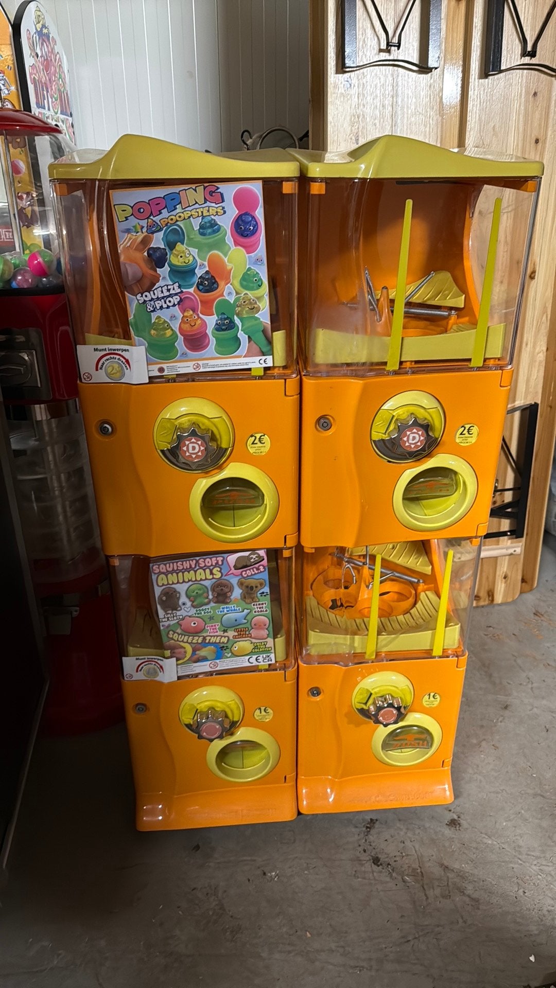 Capsule automaten - 2stuks, Verzamelen, Automaten | Overige, Ophalen of Verzenden, Zo goed als nieuw