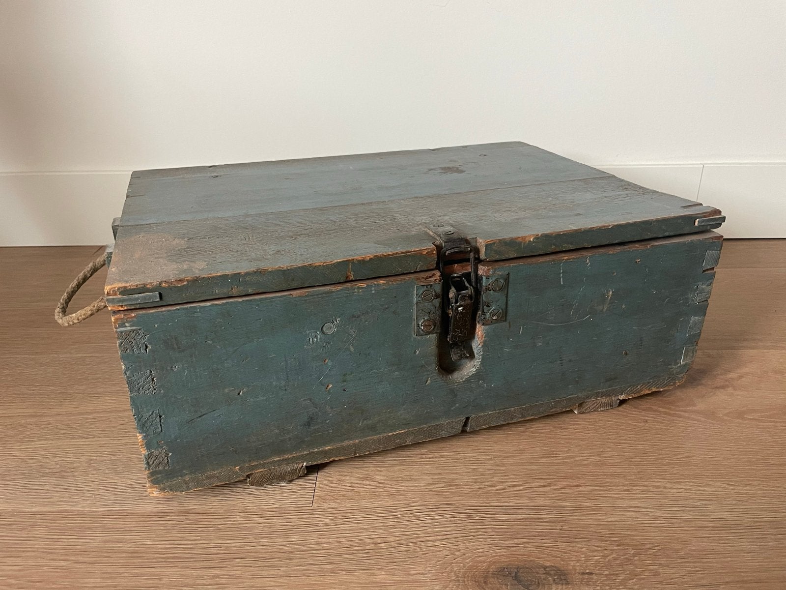 Vintage Houten (speelgoed) kist, Ophalen, Gebruikt, Minder dan 50 cm, 5 – 50