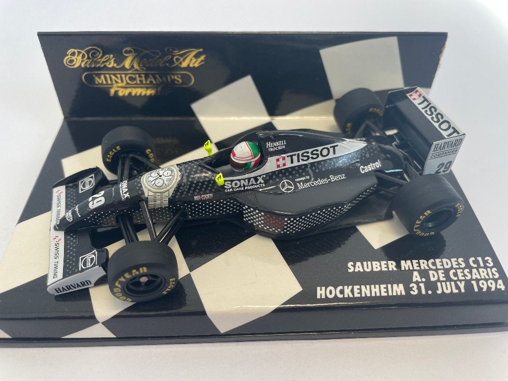 Sauber Mercedes C13 A. de Cesaris Hockenheim GP 1994, Ophalen of Verzenden, Zo goed als nieuw, Formule 1