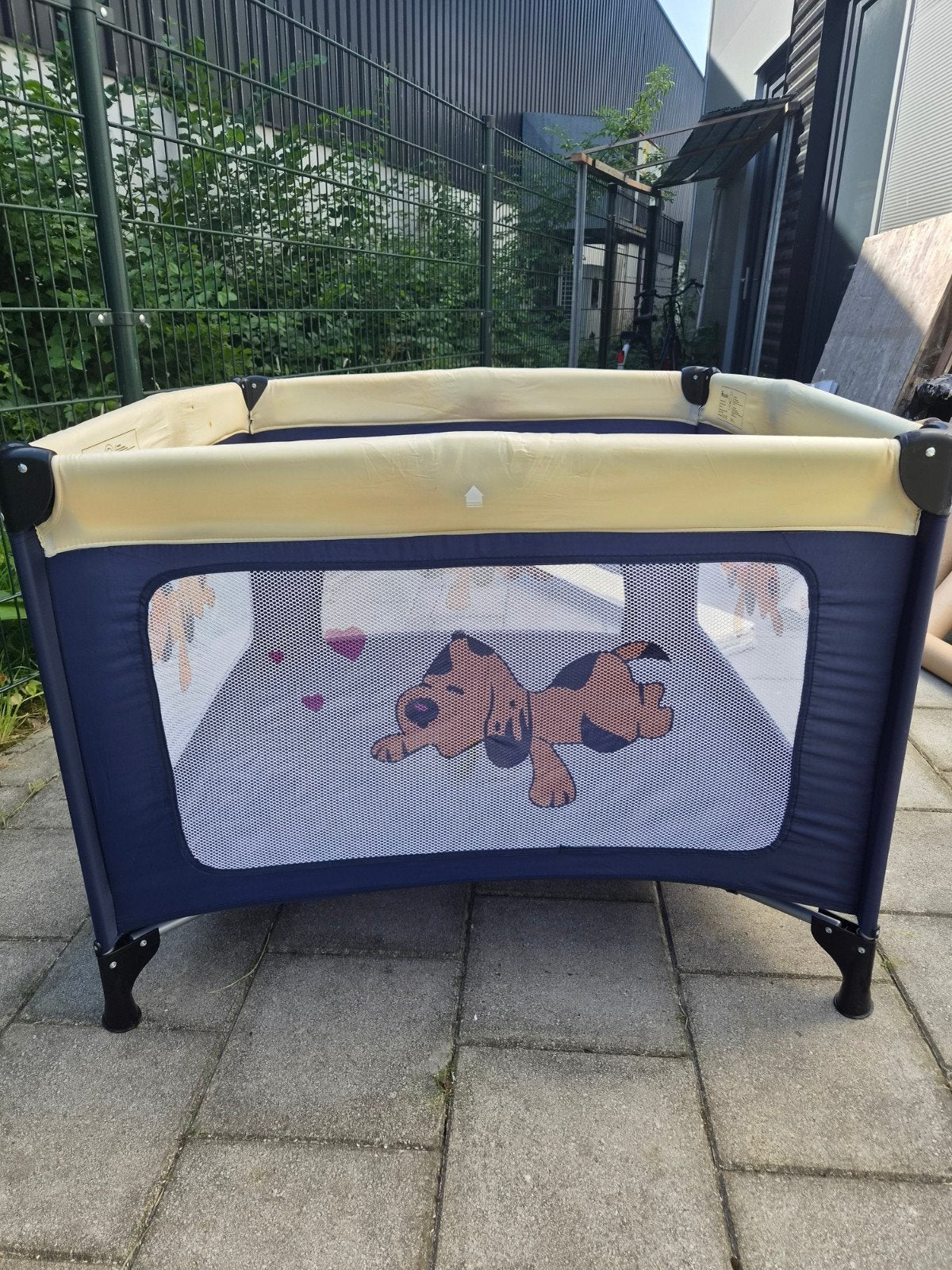 Tectake Speelbox/Campingbedje met Hondjesprint, Ophalen of Verzenden, Zo goed als nieuw, Rechthoekig