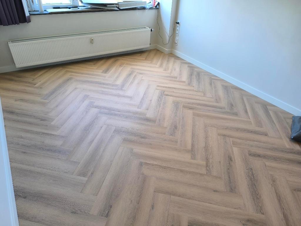 Visgraat PVC inclusief leggen Noord-Holland specialist, Huis en Inrichting, Stoffering | Vloerbedekking, Ophalen, Pvc, Overige kleuren