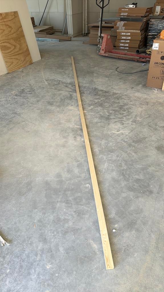 Houten regel geschaafd vuren 45x28mm 490cm 30 stuks, Ophalen, Zo goed als nieuw, 250 cm of meer, Balken