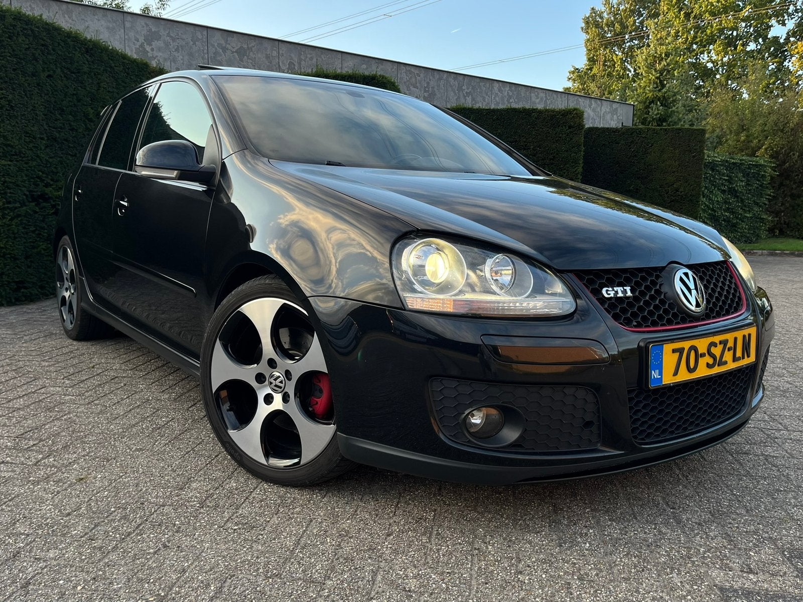 Orgineel NL Golf 5 GTI 2006 (BWA) . In erg nette staat, Zwart, 4 cilinders, Zwart, Handgeschakeld