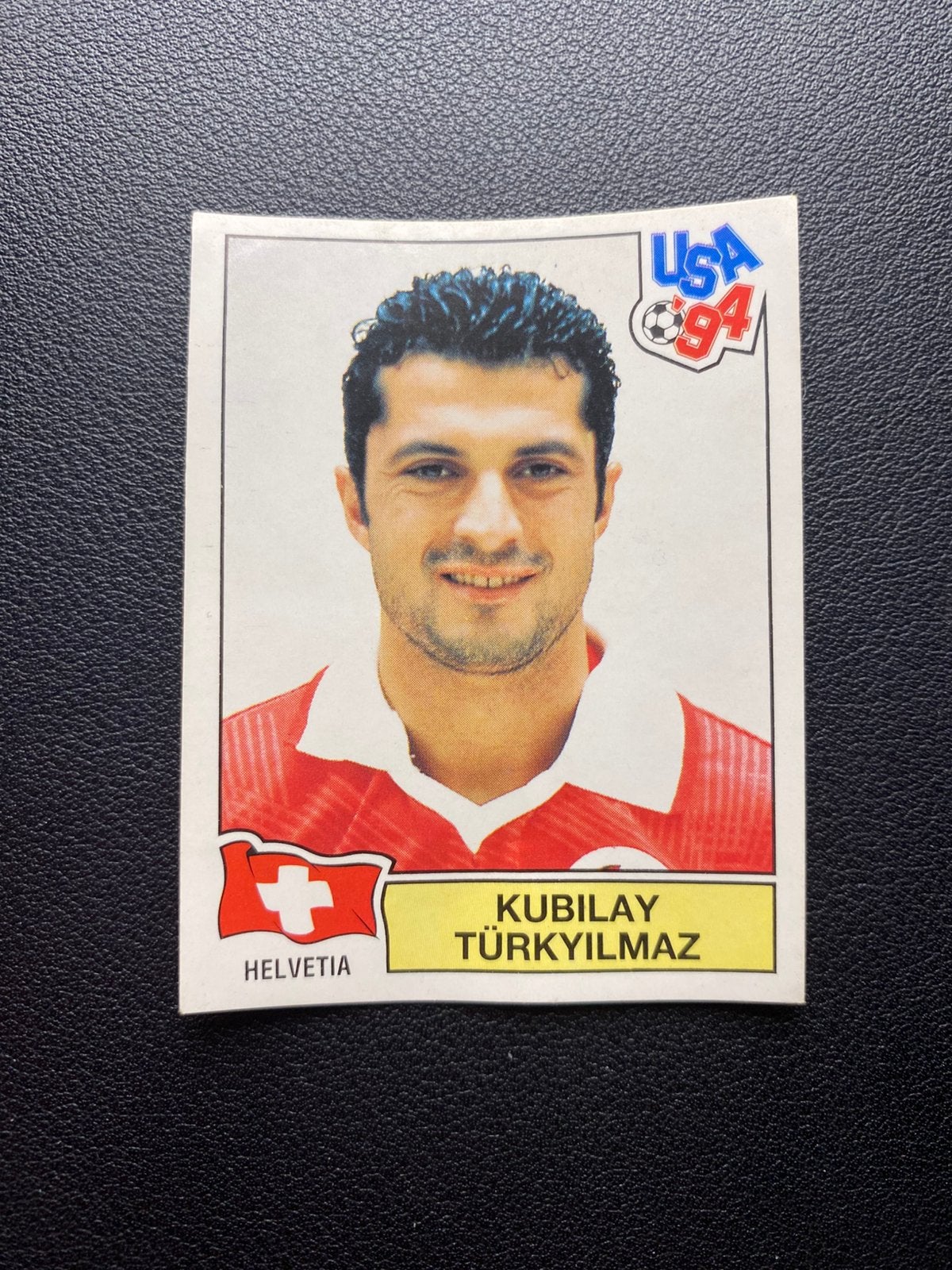 Kubilay Turkyilmaz - Zwitserland - Panini WK 1994, Ophalen of Verzenden, Zo goed als nieuw, Buitenlandse clubs, Poster, Plaatje of Sticker