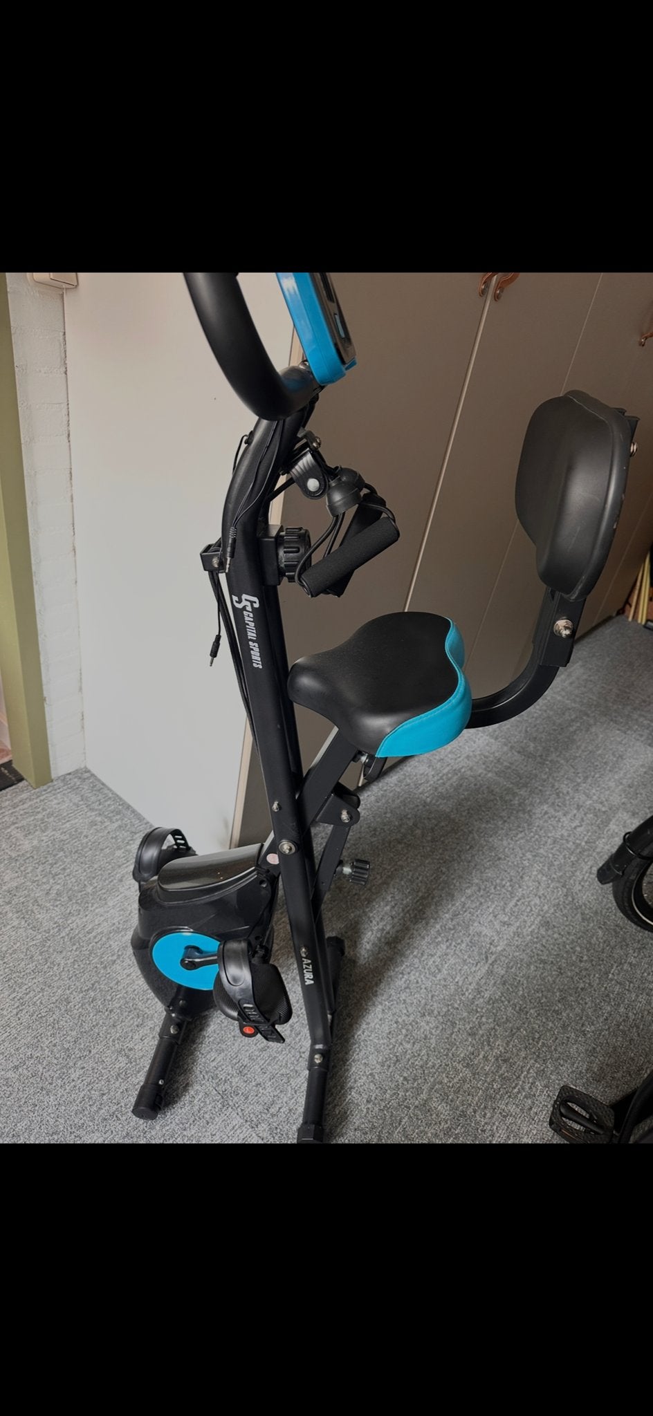 Hometrainer - Capital Sports Azura, Ophalen, Gebruikt, Metaal, Benen