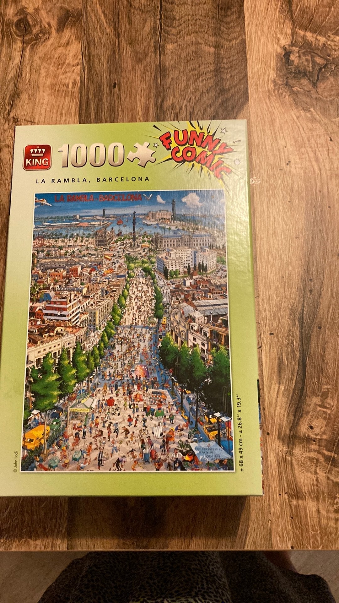 Puzzel 1000 stukjes compleet, Ophalen, 500 t/m 1500 stukjes, Zo goed als nieuw, Legpuzzel