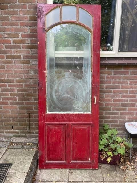 oude cafe deur, Ophalen