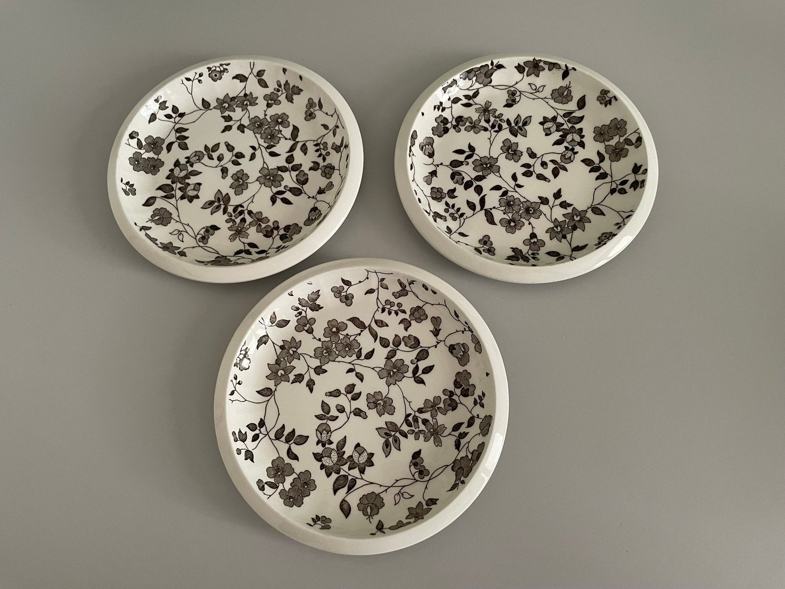 3 bordjes Enoch Wedgwood Noisette, Ophalen of Verzenden, Gebruikt, Porselein, Bord(en)