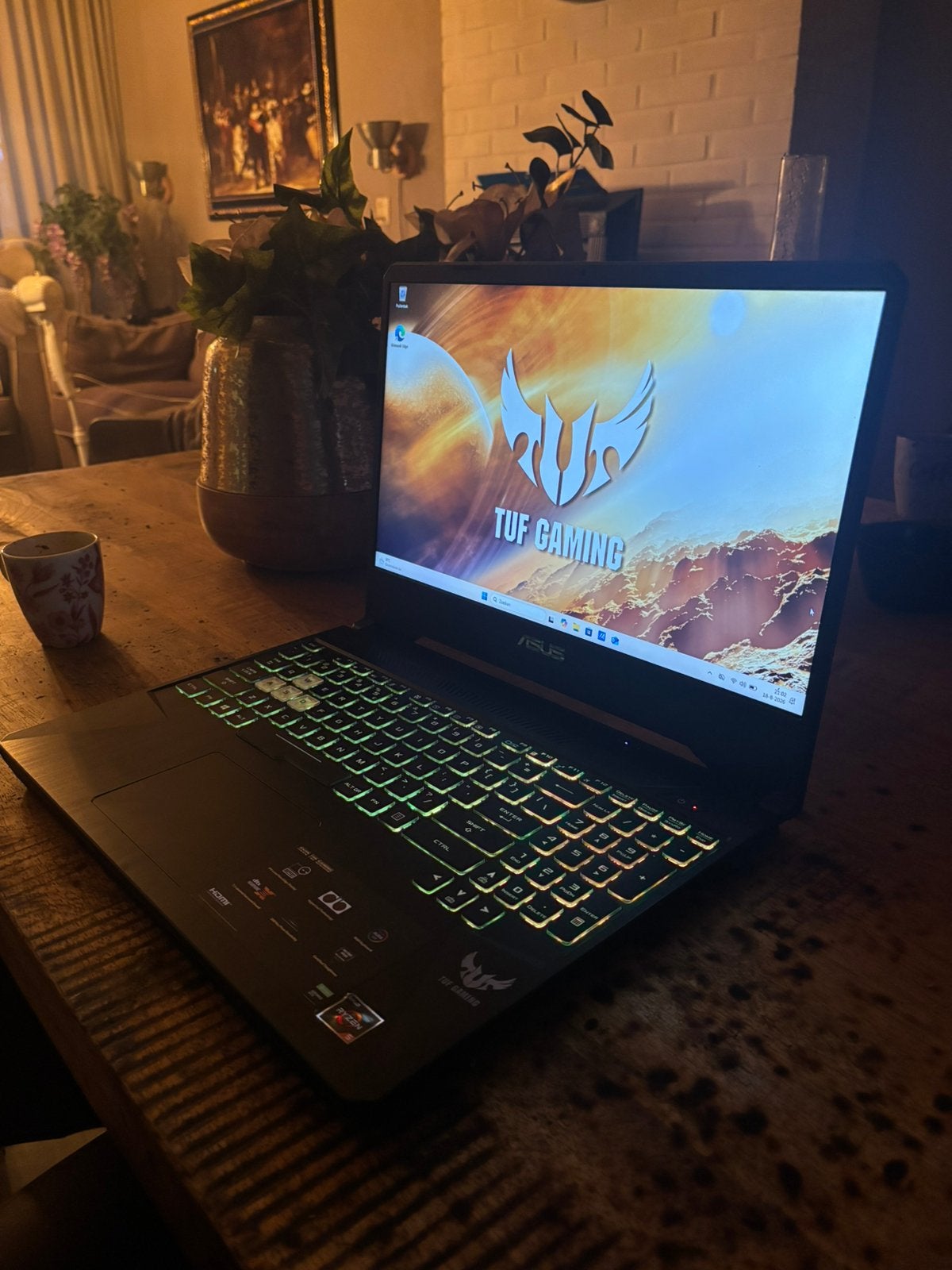 Asus tu gaming laptop ryzer 5 games game pc, Ophalen, Zo goed als nieuw, 2 tot 3 Ghz
